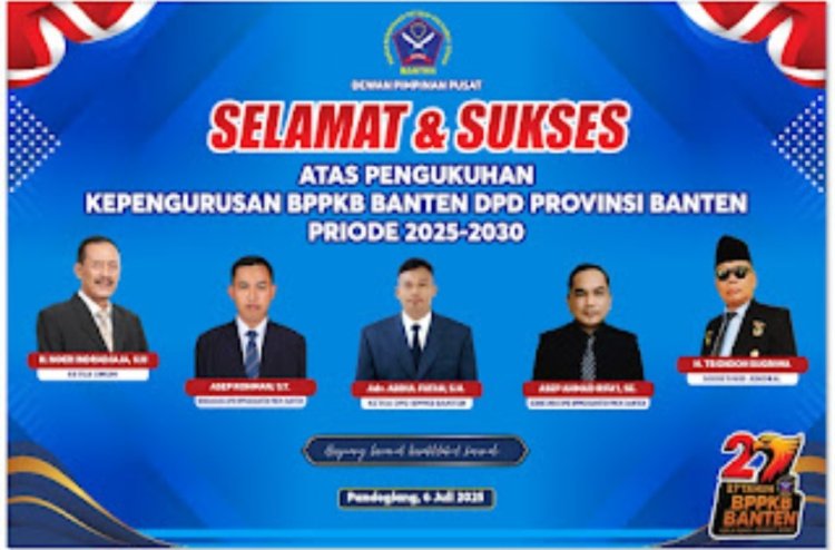 Do'a Bersama & Pengukuhan Pengurus DPD Banten Pada HUT Ke-27, BPPKB Banten