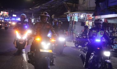 Polres Pandeglang Gelar Patroli Skala Besar, Dalam Rangka Cipta Kondisi Di Wilayah Hukum Polres Pandeglang