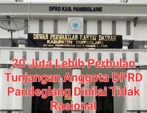 Tunjangan Perumahan Anggota DPRD Pandeglang 2024-2026 Dinilai Tidak Rasional, DPC AMIRA Pertanyakan Sampel Sewa Rumah