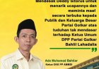 Deddy Sitorus Ditantang Oleh PP AMDDI Untuk Membuktikan Ucapannya Terkait Tuduhan Terhadap Ketua Umum Partai Golkar Bahlil Lahadalia