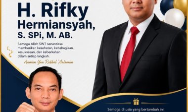 Suparta Kurniawan, Sampaikan Selamat Ulang Tahun H. Rifki Hermiansyah, Anggota DPRD Provinsi Banten Fraksi Partai Gerindra