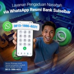 Buka Blokir Bank Sulselbar WhatsApp:081318866031